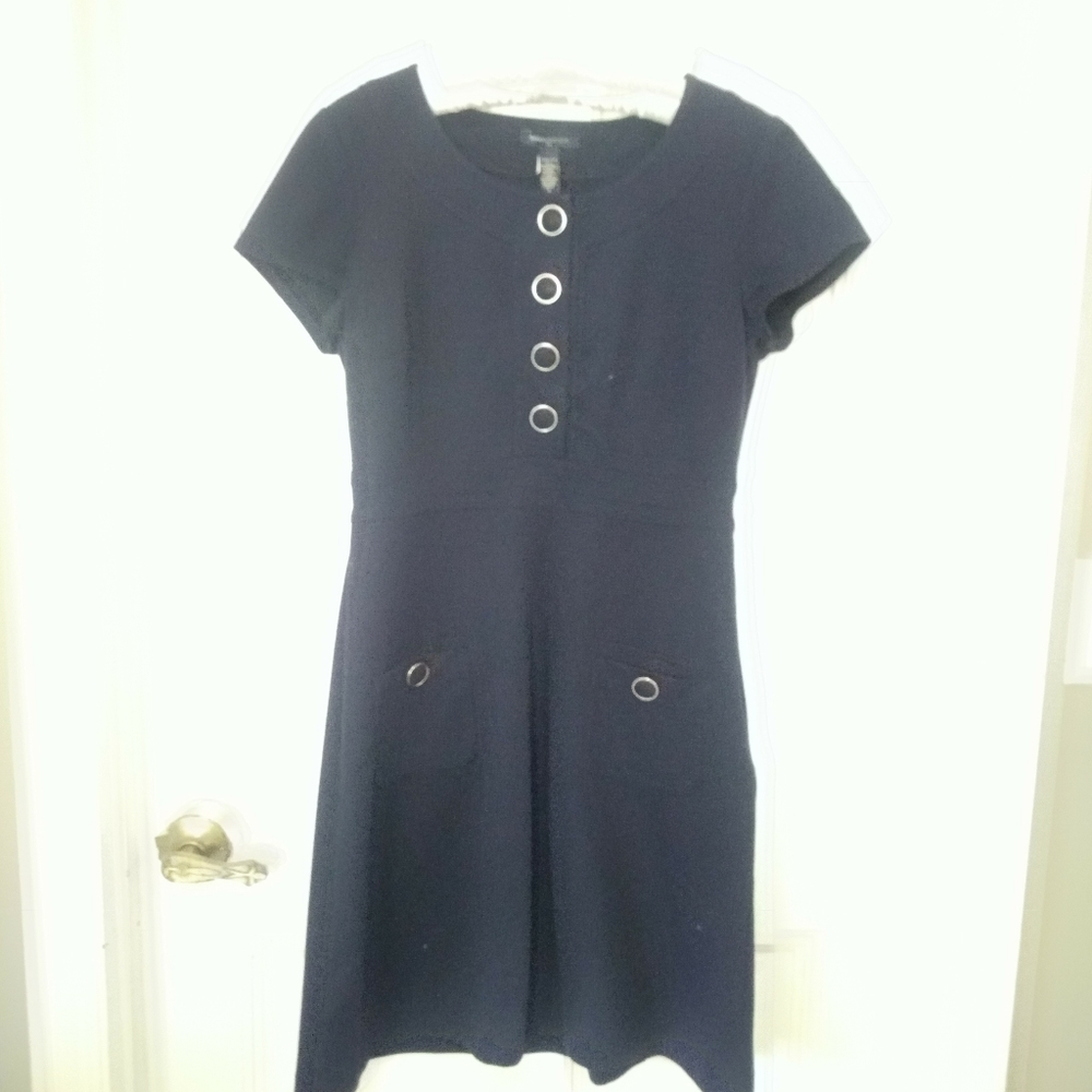 Navy Blue Banana Republic Dress